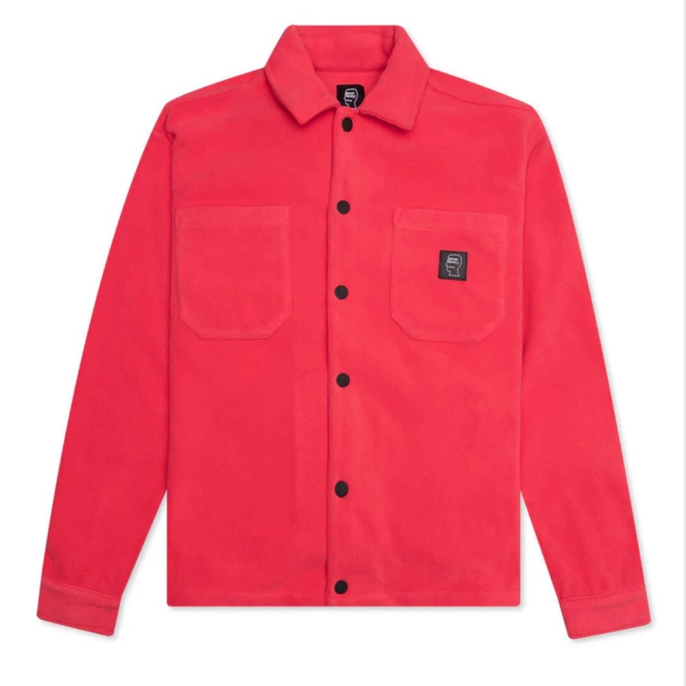 BRAIN DEAD
POLAR FLEECE CLIMBER SHIRT - CORAL